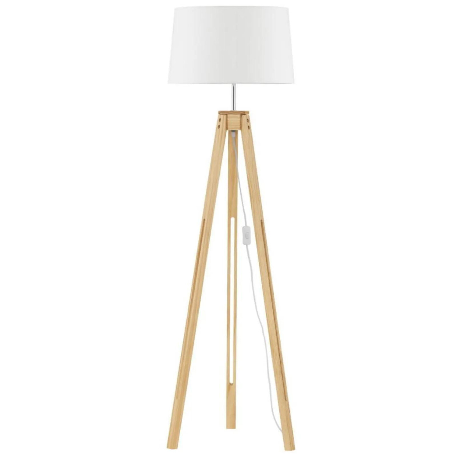 

Торшер click-licht, 25x25x145 см, белый/светло-коричневый