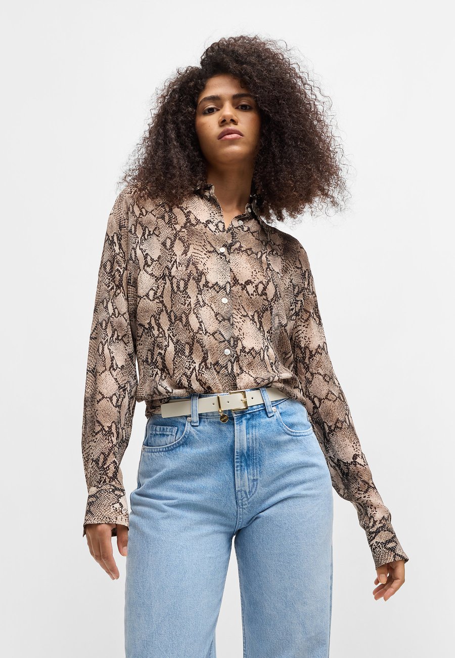 

Ремень HUGO AMELIA, Open White/White