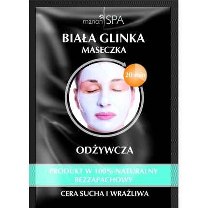 

Маска питательная с белой глиной 8г, Marion