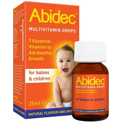 

Abidec Kid Baby мультивитаминные капли с витаминами D, C и A 25 мл