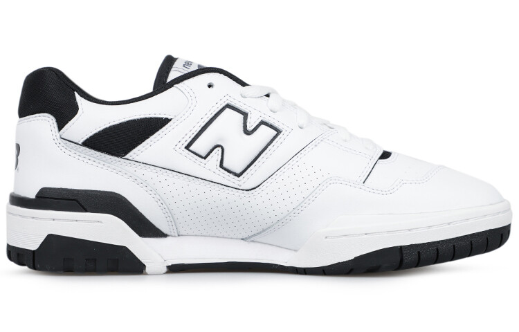 Кроссовки New Balance NB 550 Vintage Basketball Unisex, белый/черный — фото 2