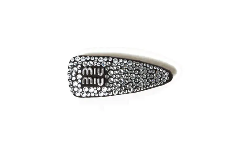 MIU MIU Женские заколки для волос черные — фото 3