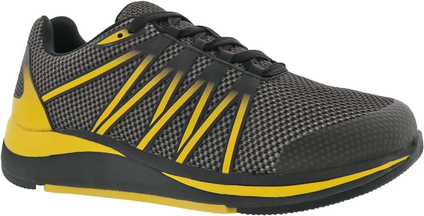 Мужские противоскользящие спортивные кроссовки Drew Player, Black Yellow