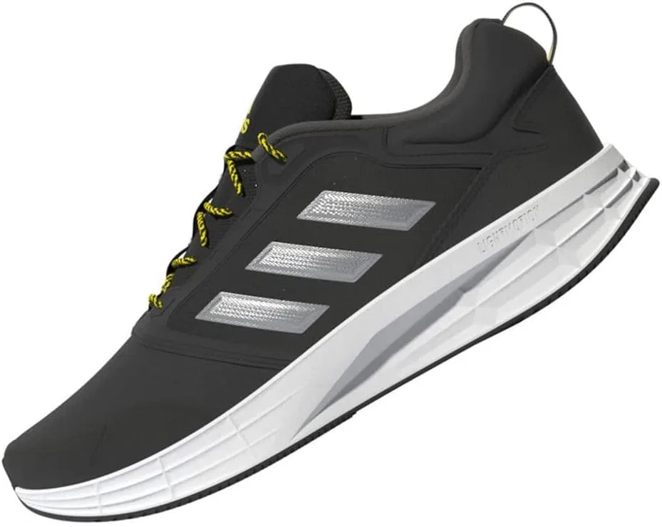 Мужские беговые кроссовки Adidas Duramo Protect, Carbon Matte Silver Beam Yellow