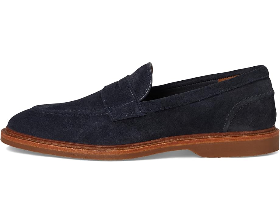 Лоферы Allen Edmonds Rand Verse Loafer/Moc Shoes, цвет Navy Suede — фото 4