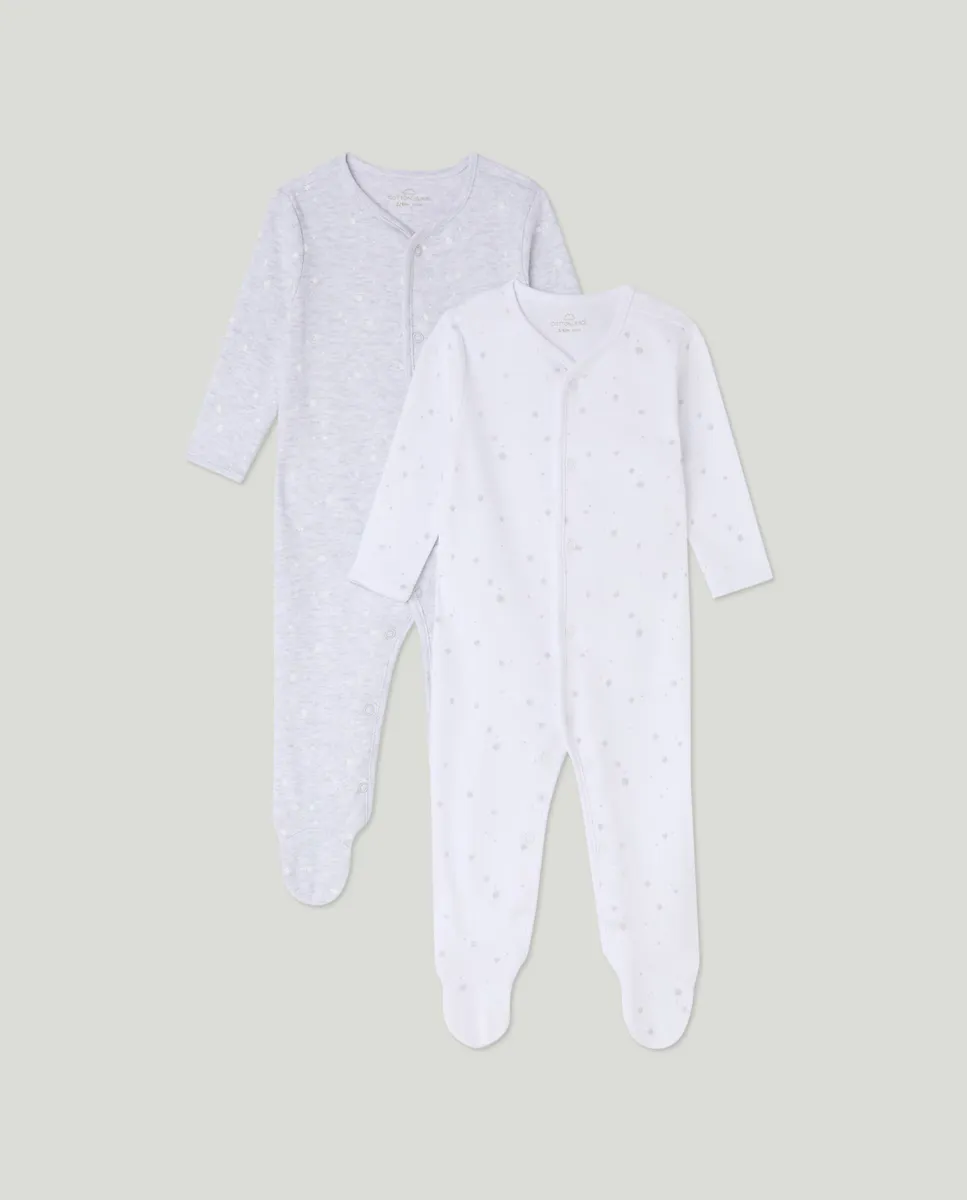 

Рюкзак из двух девочек и полосатых комбинезонов Cotton Juice, многоцветный