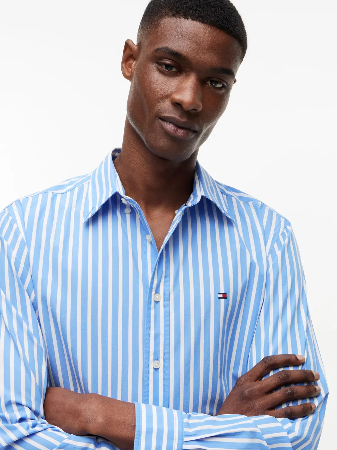 Рубашка на пуговицах стандартного кроя 'FLEX' Tommy Hilfiger, Light Blue — фото 2