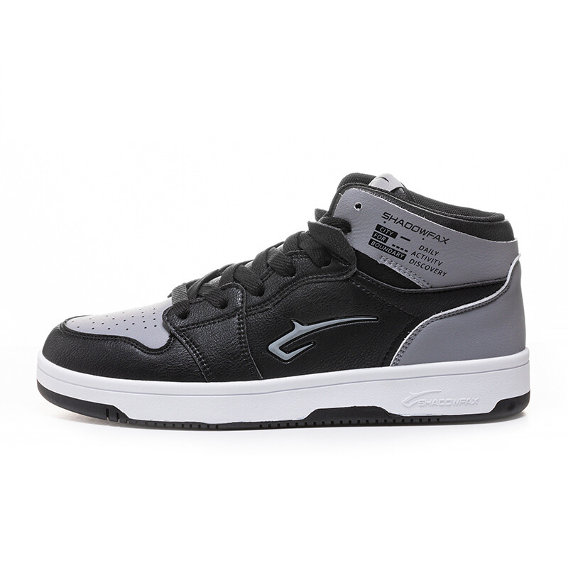 

Кроссовки SHADOWFAX Jack Shadow Skateboarding Shoes Men High-top, черный/серый