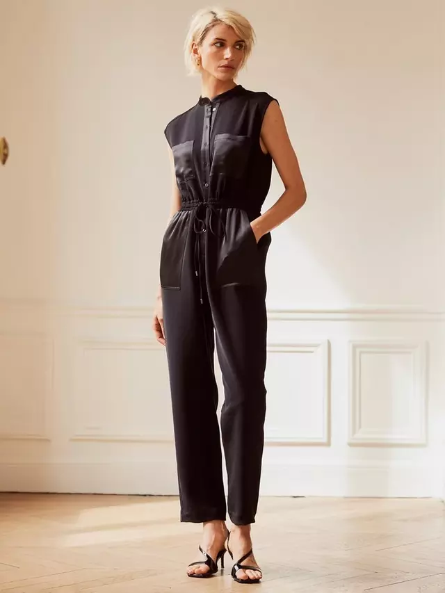 

Комбинезон Mint Velvet Utility Sleeveless, черный