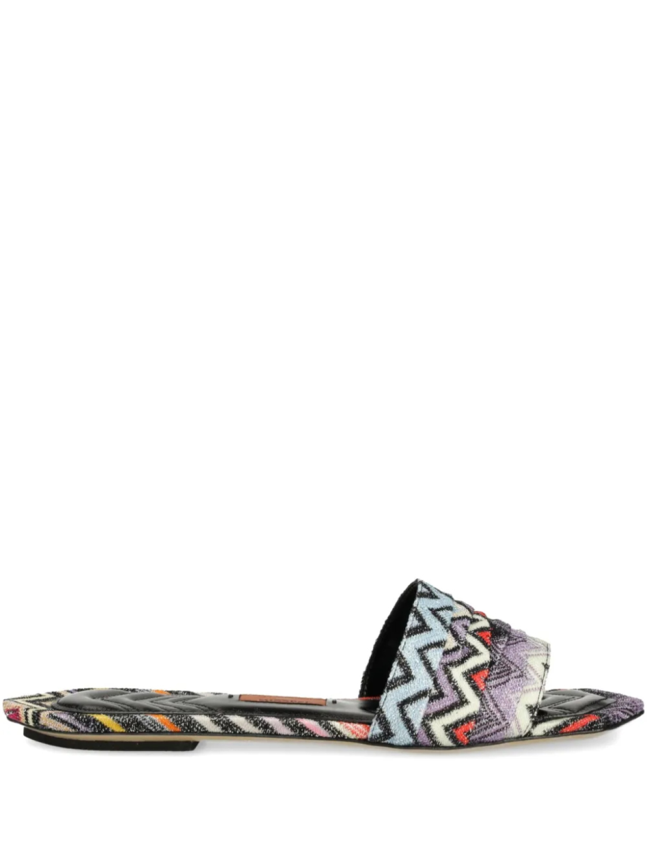 Шлепанцы Missoni с шевронным узором, черный