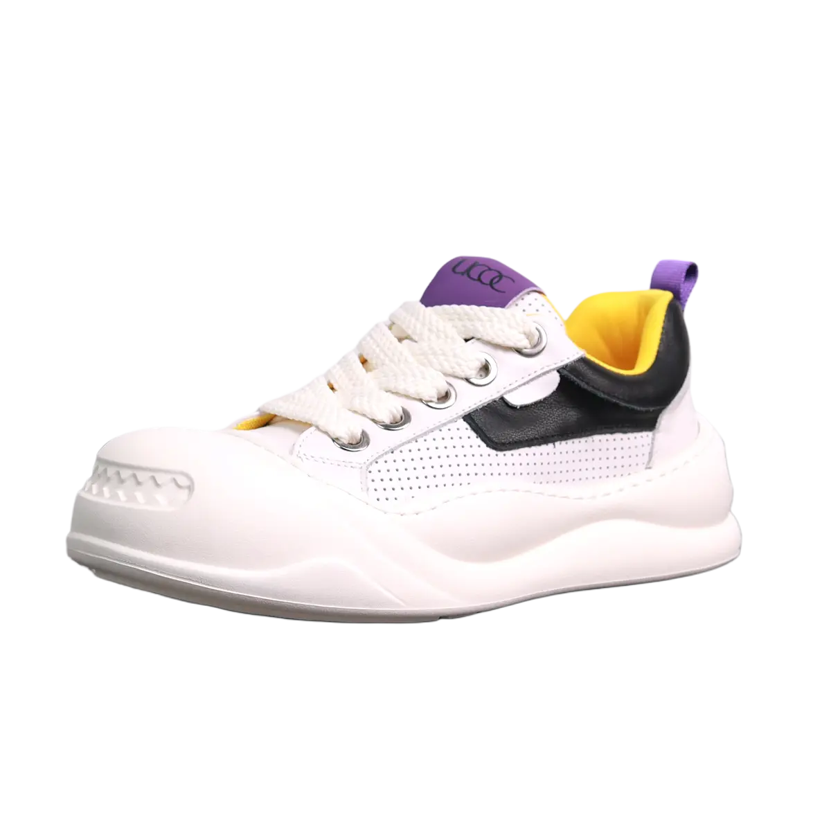 

Banas Кроссовки X UCOC Collaboration Low Top мужские бело-фиолетовые, цвет White Purple