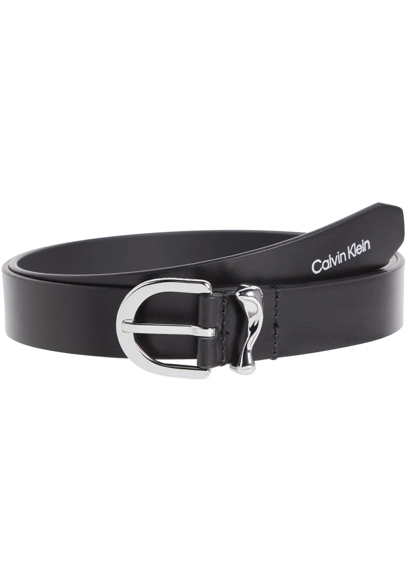 

Кожаный ремень Calvin Klein "CK MUST ORGANIC LOOP BELT 25MM", цвет Ck Black