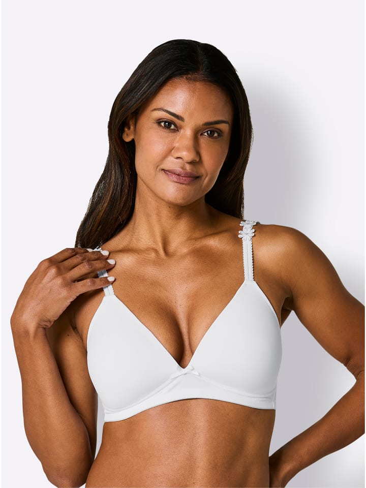 

Бюстгальтер с подушечками без косточек, белый цвет WITT WEIDEN