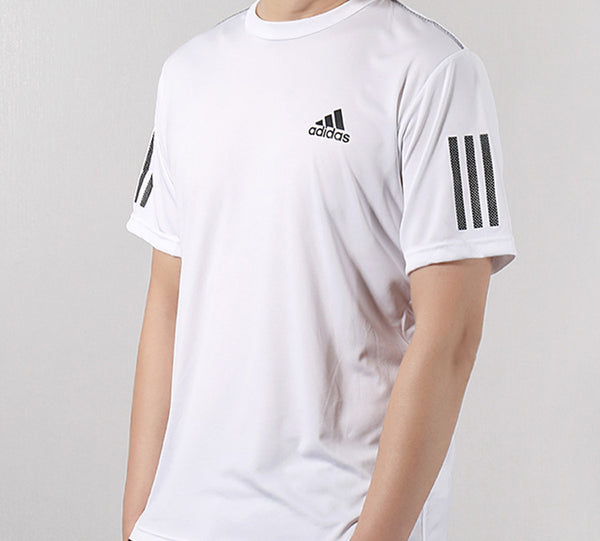 Футболка men's club 3str short sleeve white t-shirt Adidas, белый — фото 3