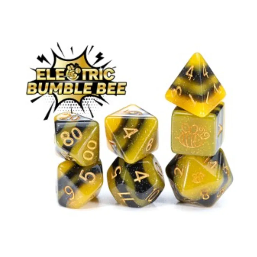 

Sui Generis Poly Set Электрический Шмель (7), Miscellaneous Dice & Accessories (Gate Keeper Games)