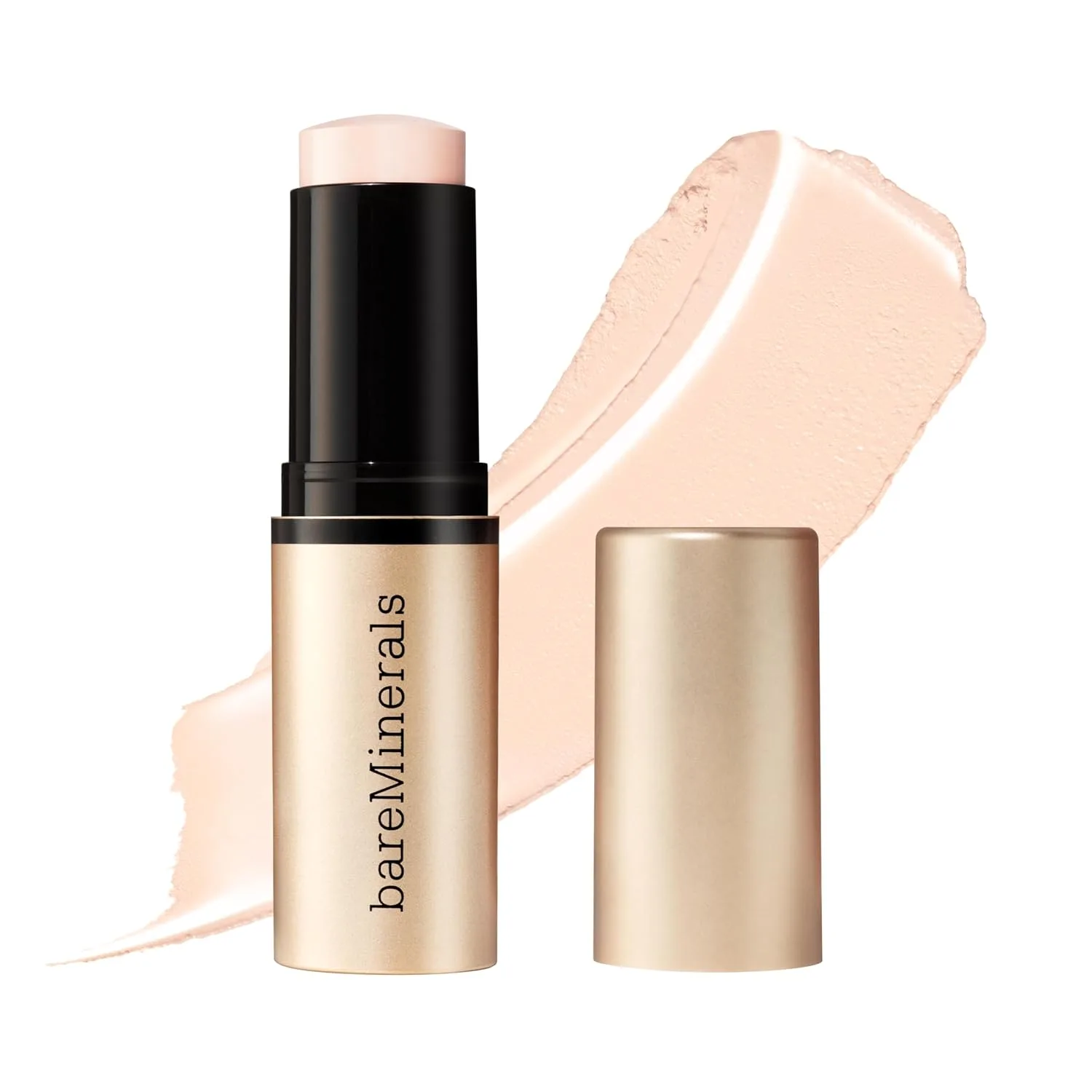 bareMinerals Complexion Rescue Luminous Hydrating Skin Tint Stick - легкий тональный стик с наращиваемым покрытием, 24-часовая гидратация, выравнивает тон, веганский, без жестокости, протестировано дерматологами, AA Opal 01