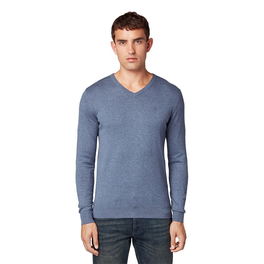 

Свитер Tom Tailor 1012820 V Neck, синий