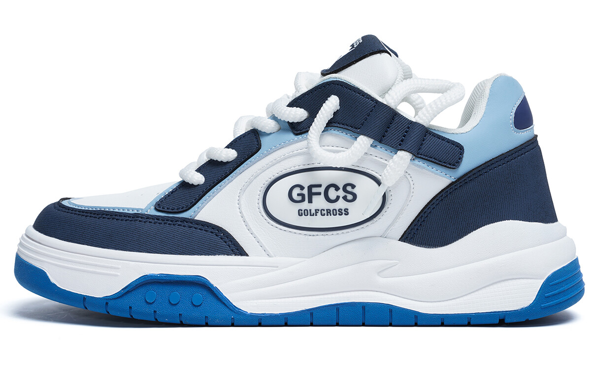 

Кроссовки GOLFCROSS Skateboarding Shoes Unisex Mid-top, белый/синий