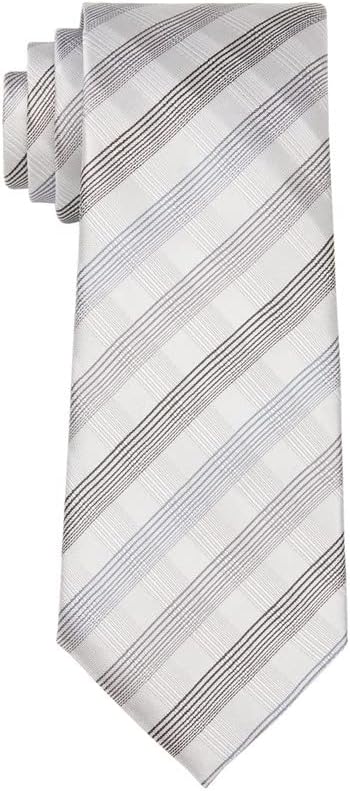 

Мужской узкий галстук-бабочка в тональную клетку Calvin Klein, Steel