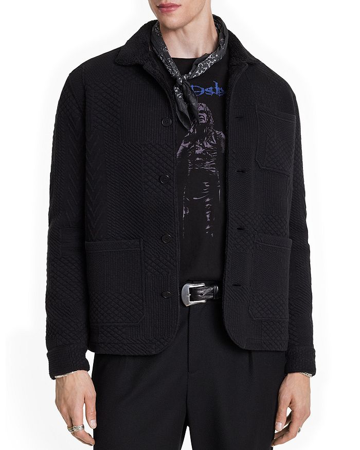 

Стеганая куртка Kenmare Sherpa John Varvatos, черный