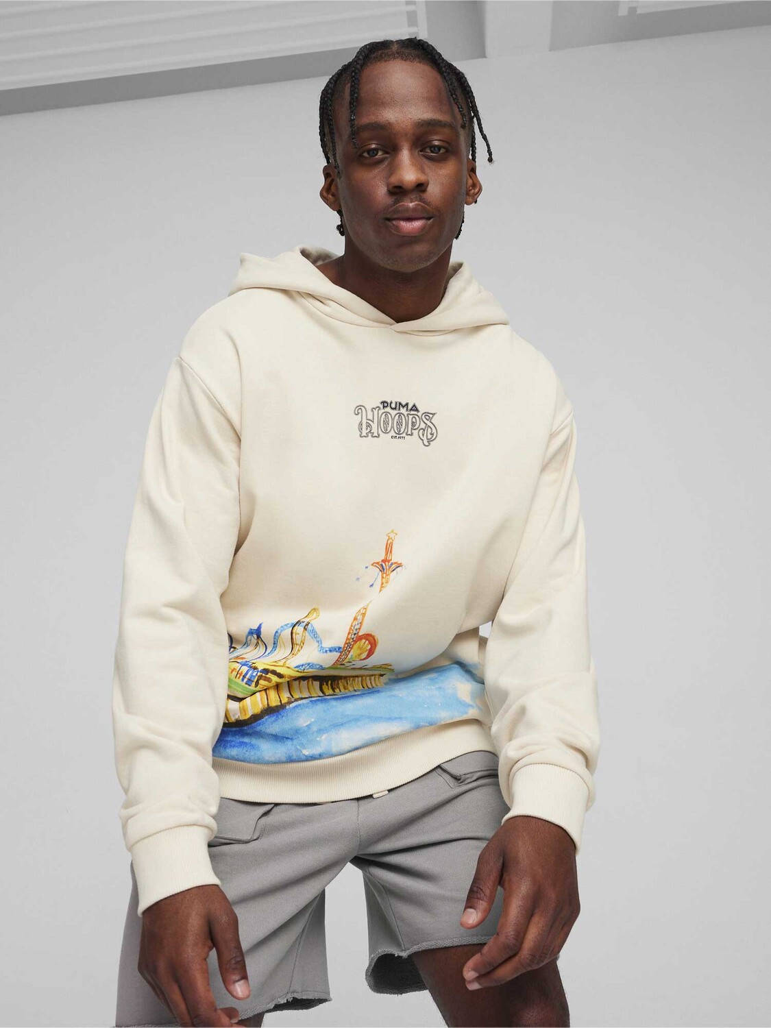 

Толстовка Puma Showtime Hoodie, белый