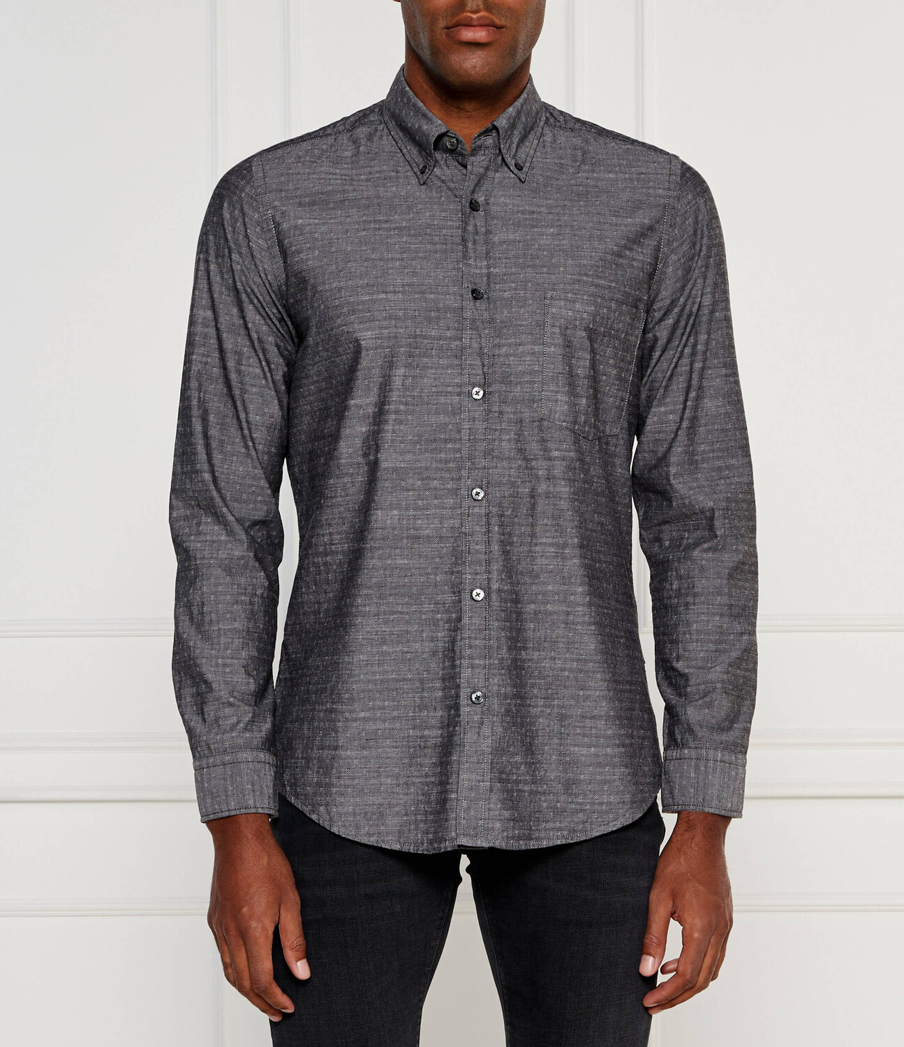 

Рубашка BOSS ORANGE RICKERT Regular Fit, черный