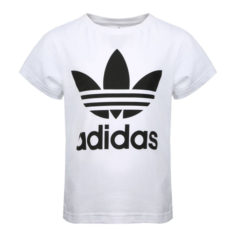 Футболка Trefoil белая для детей 3-7 лет Adidas Originals — фото 2