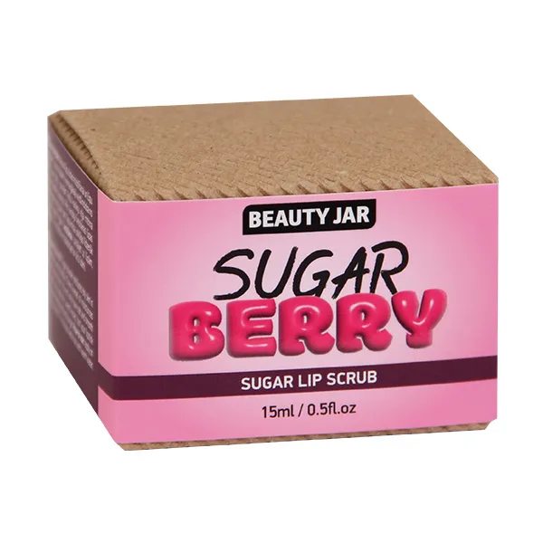 Сахарный скраб для губ Sugar Berry Lip Scrub Beauty Jar, 15 ml — фото 2