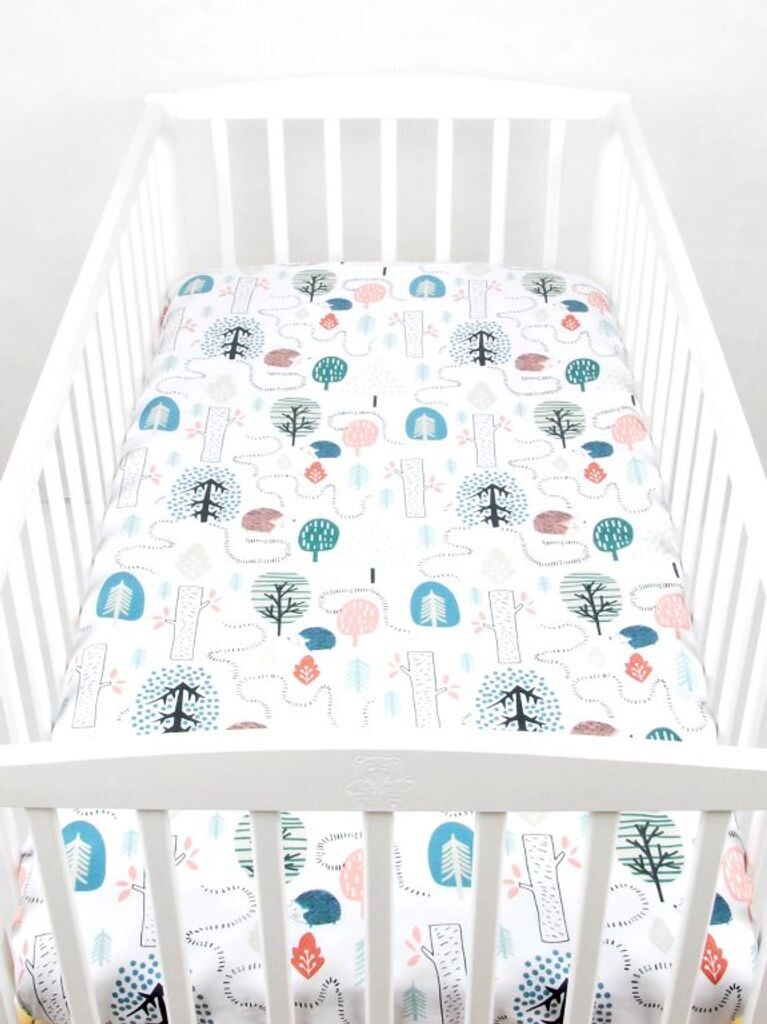 

BABYLUX простыня 60 x 120 см детская простыня хлопок 119. Дорожки для ежа