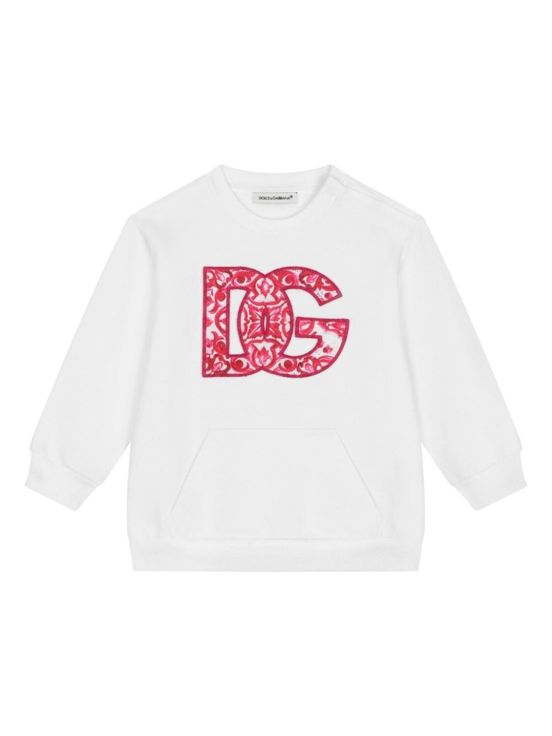 

Dolce & Gabbana толстовка с вышитым логотипом, белый