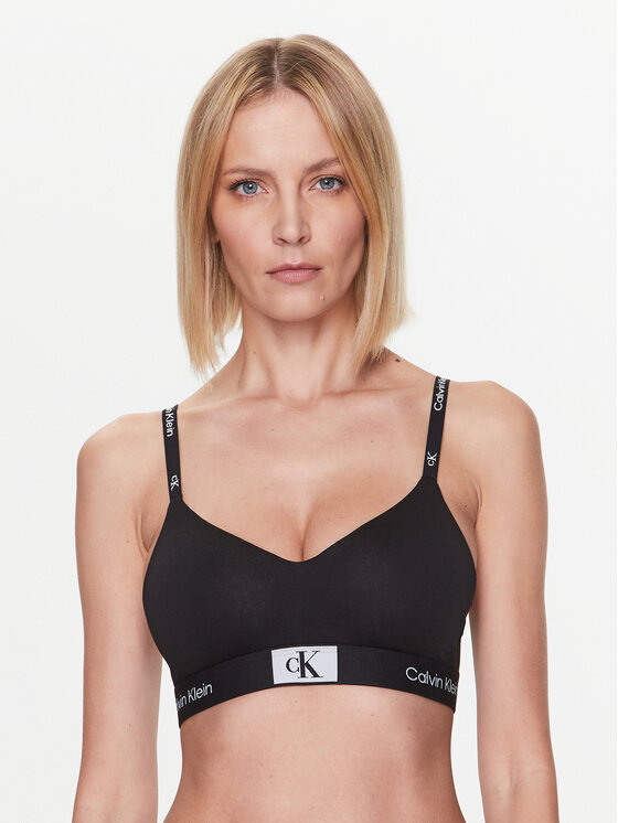 

Бюстгальтер без косточек Calvin Klein Underwear, черный