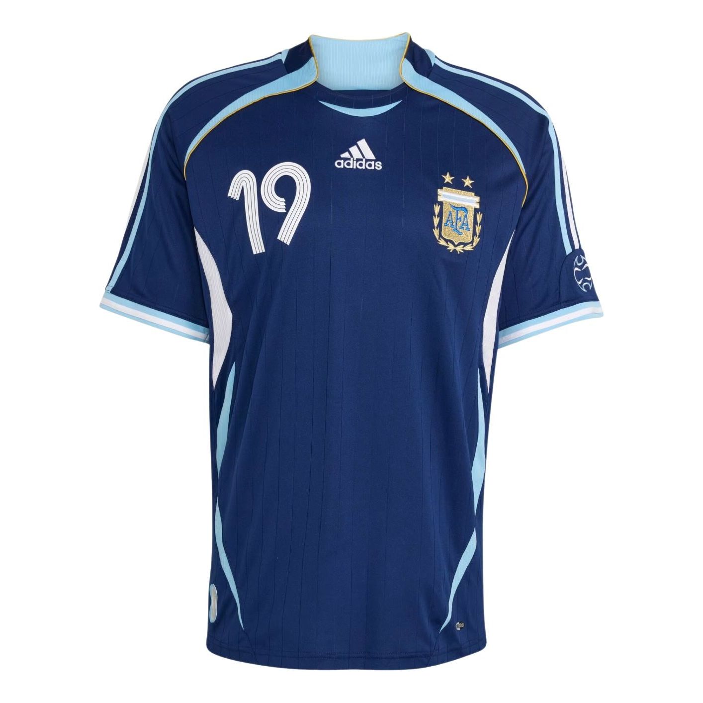 

Выездная футболка сборной Аргентины Adidas 2006 года Месси, темно-синяя