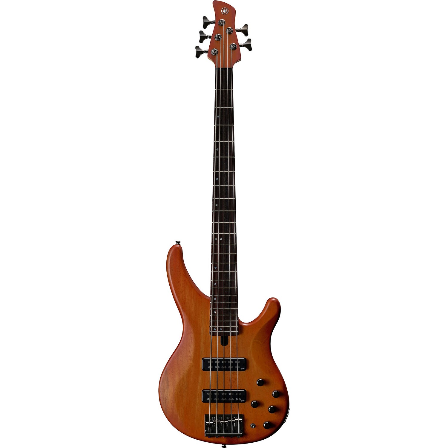 

5-струнная электрическая бас-гитара премиум-класса Yamaha TRBX505 Brick Burst, гриф из палисандра