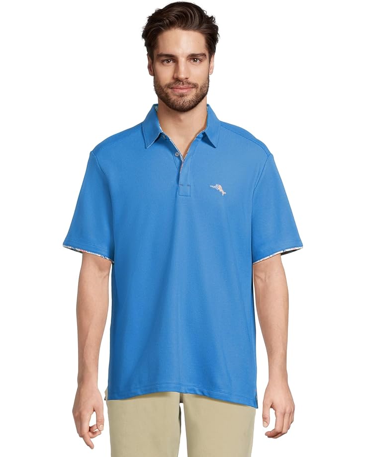 

Поло Tommy Bahama Flamingo Mingle Five O'Clock Polo, цвет Download Blue