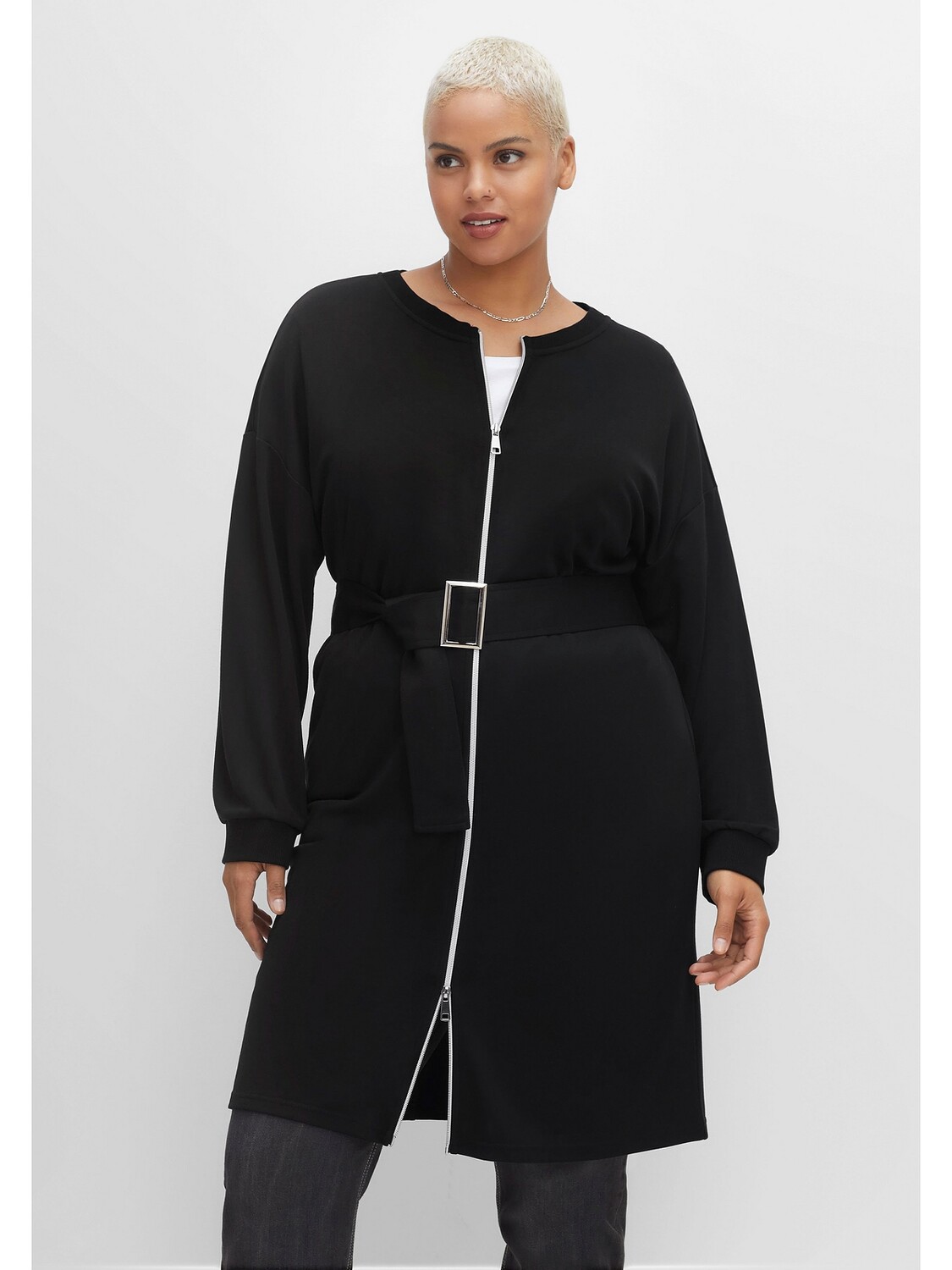 

Кардиган sheego Shirtjacke, черный