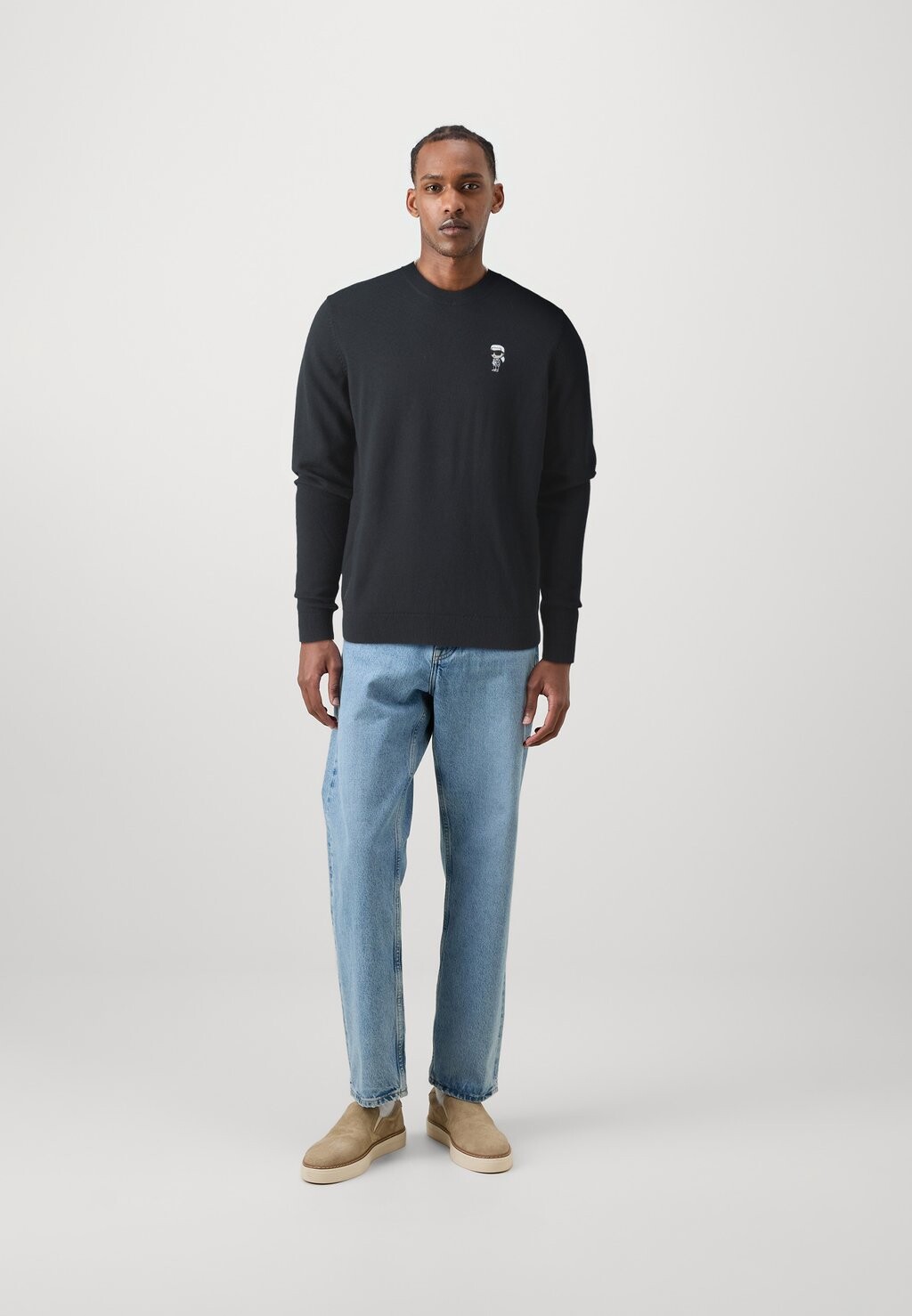 

Джемпер CREW NECK KARL LAGERFELD, черный