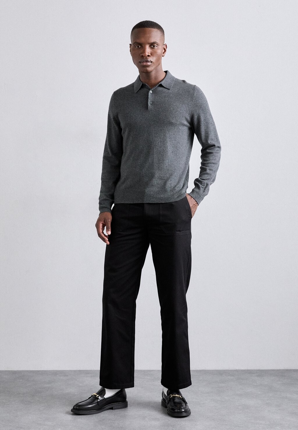 

Брюки STRAIGHT TROUSERS Essential Collective, черный