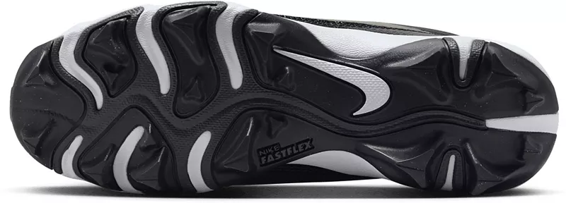 Детские футбольные бутсы Nike Alpha Menace 4 Shark, черный/белый — фото 2