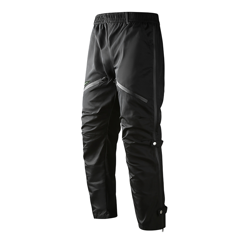 

LISENPOK Повседневные брюки Unisex Black Moderate Straight Fit