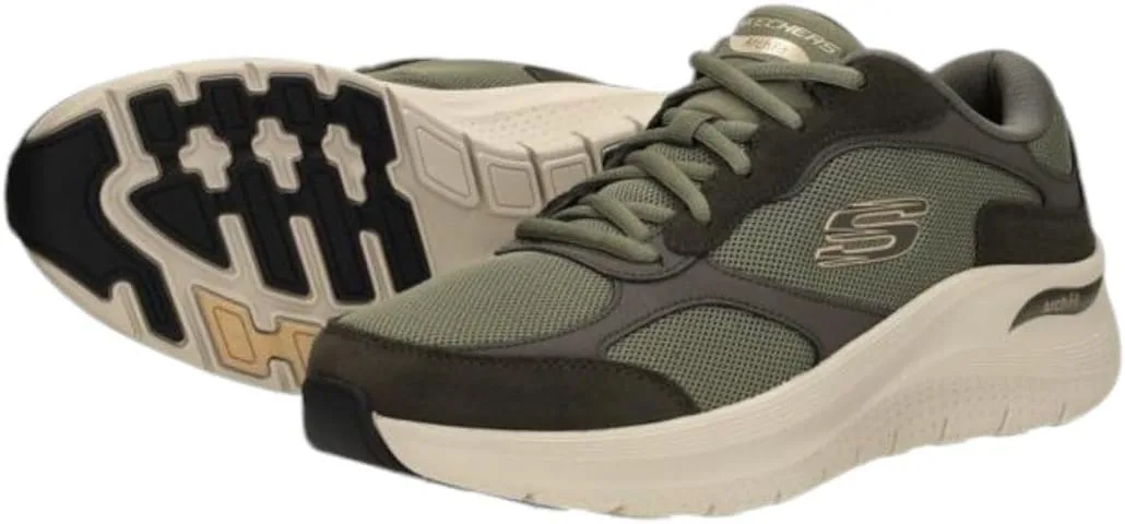 Мужские кроссовки Skechers Arch Fit 2.0 The Keep, оливковый — фото 4
