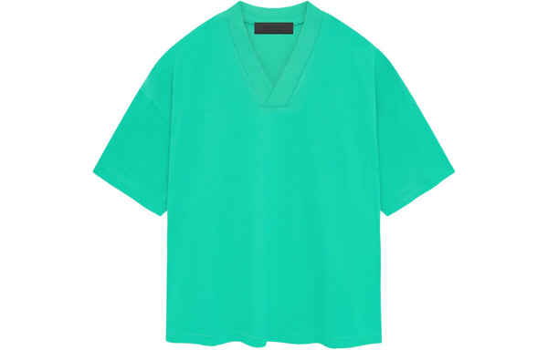 Футболка ss24 v neck t-shirt 'mint leaf' Fear Of God Essentials, зеленый — фото 2