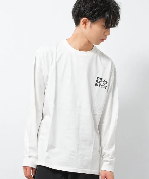 Детская футболка с длинным рукавом RAT EFFECT с логотипом Off-white — фото 2