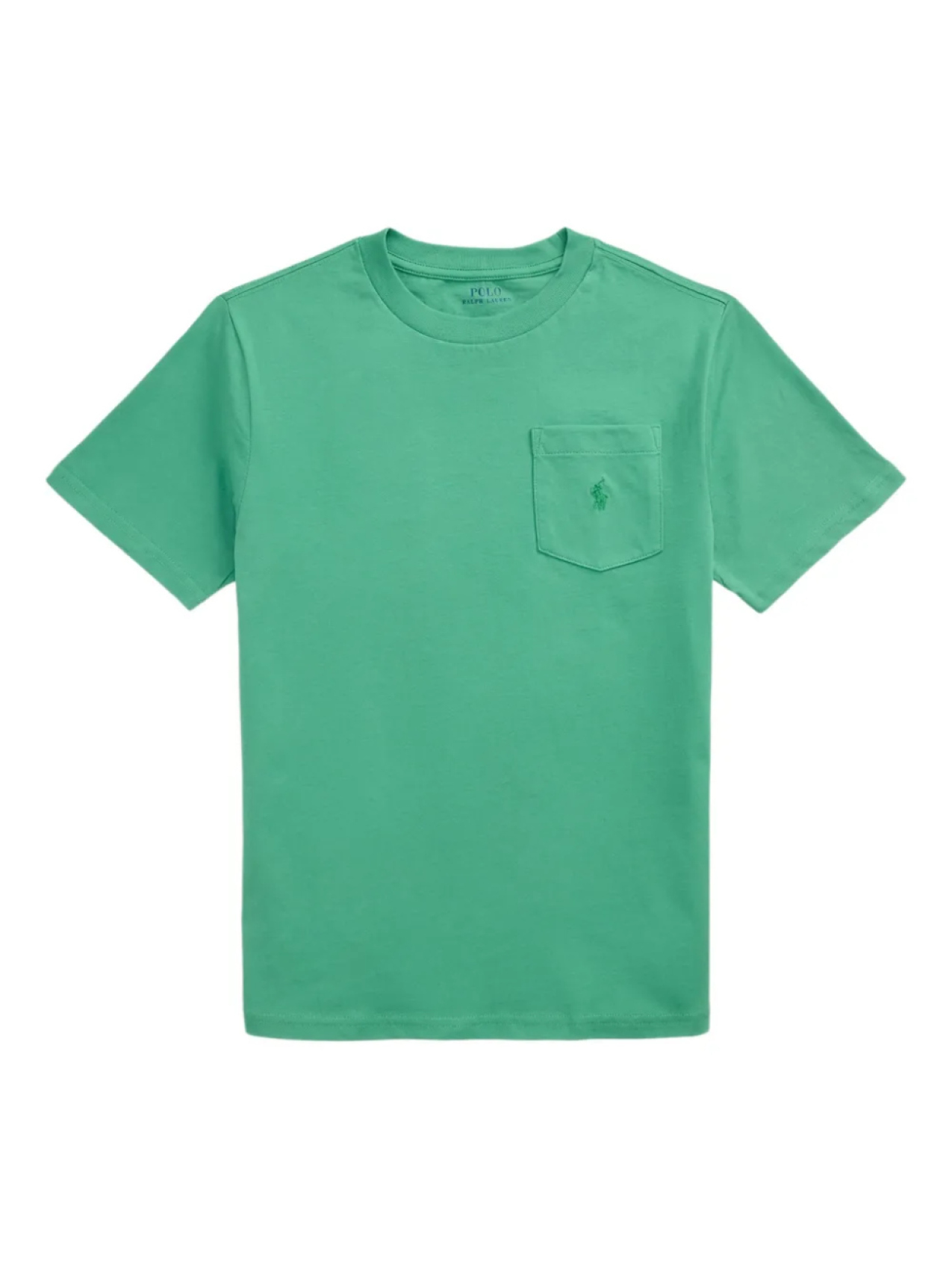 

POLO RALPH LAUREN KIDS футболка с вышивкой Polo Pony, зеленый