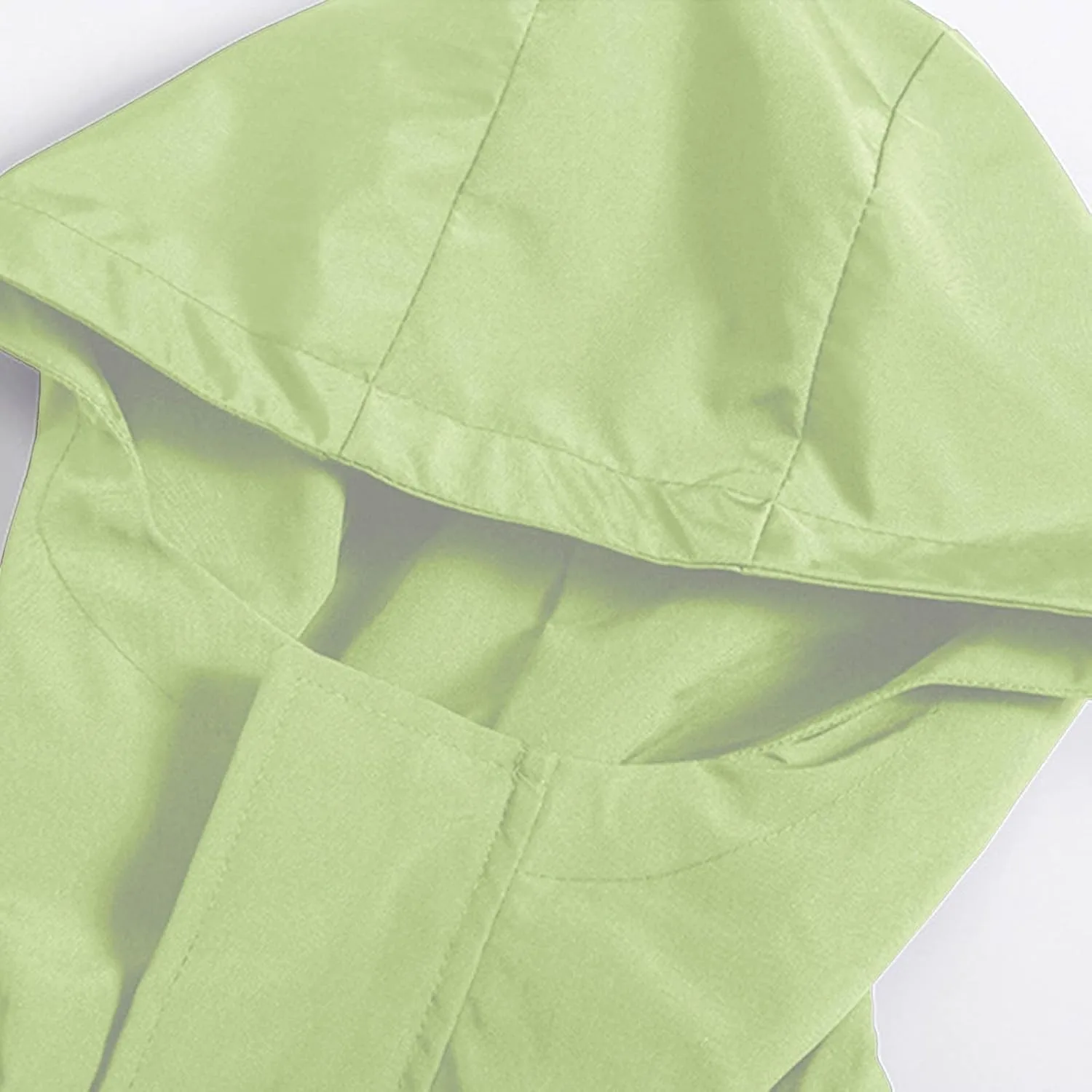 Мужская легкая дышащая дождевик Outdoor Waterproof ветровка Casual куртка для хайкинга путешествий активного бега Generic, зеленый — фото 3