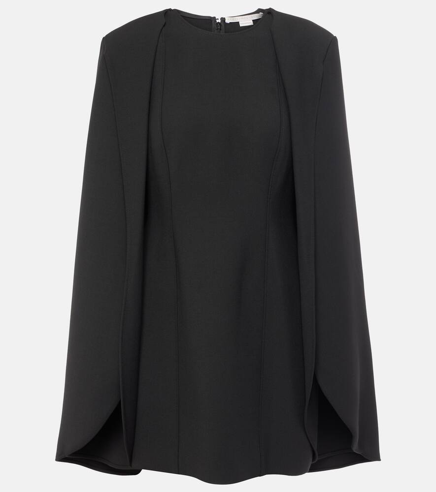 

Мини-платье с накидкой Stella McCartney, Black