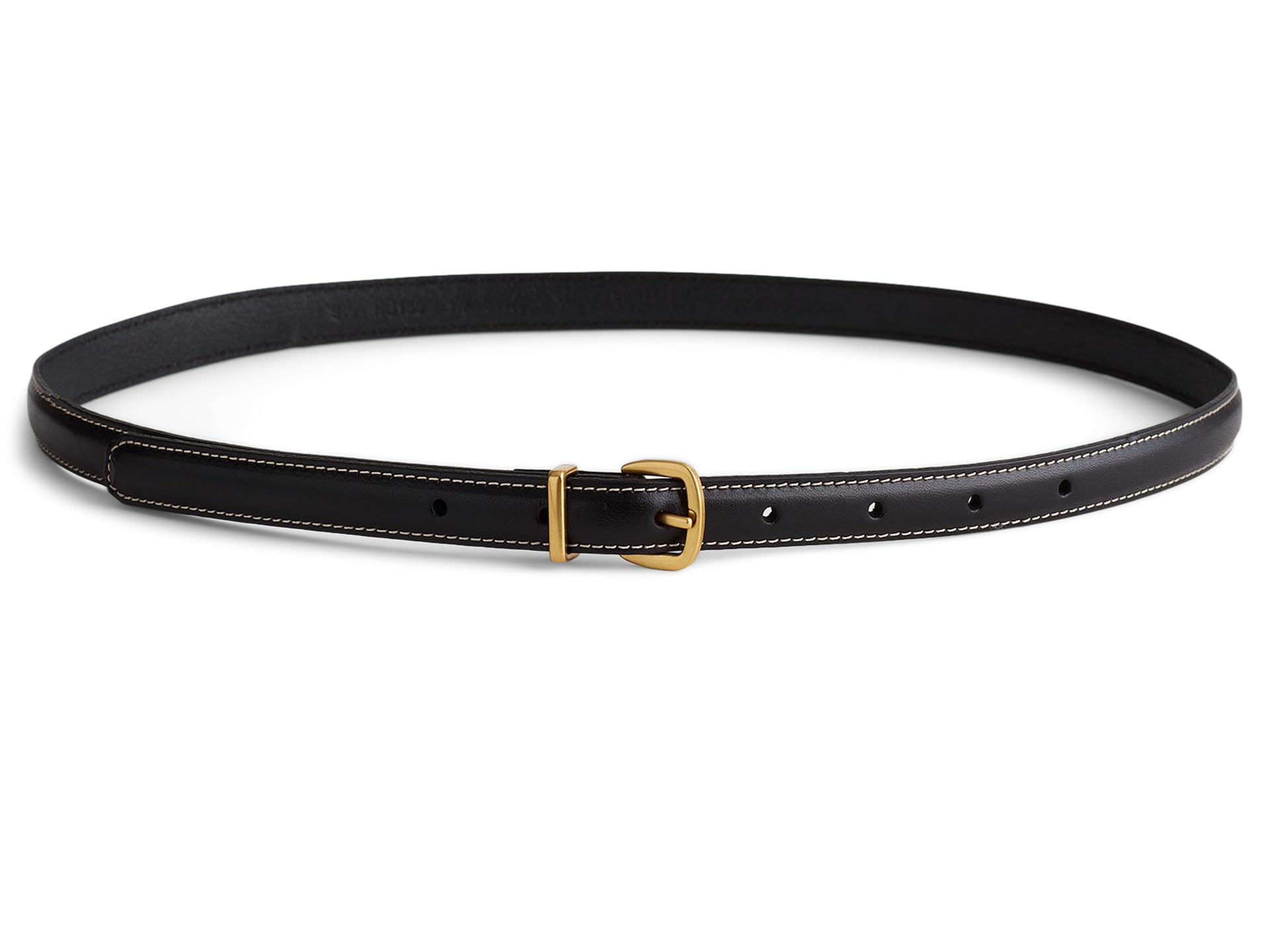 

Ремень Madewell Skinny Essentials Belt, цвет True Black