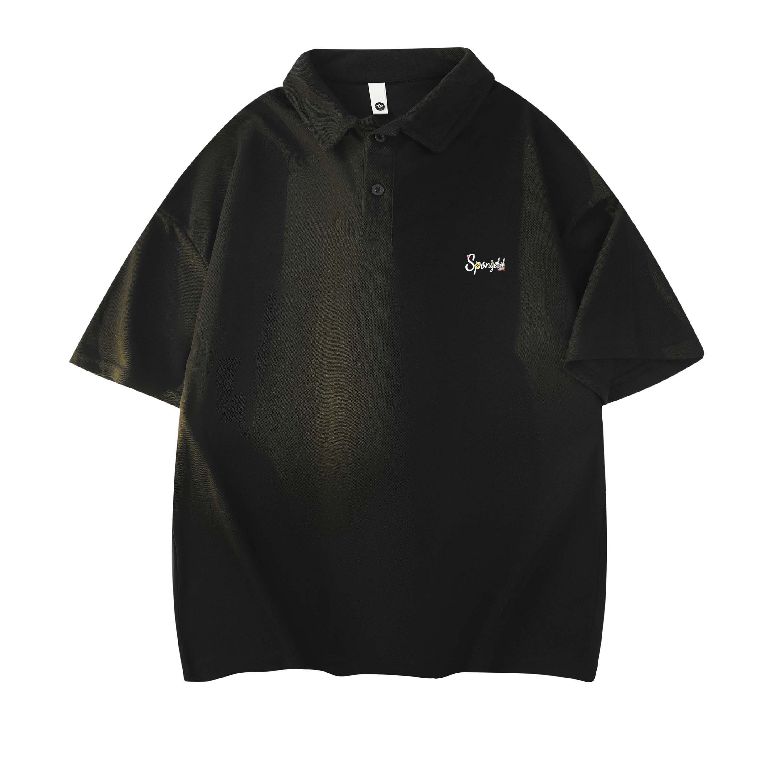 

Унисекс поло SPONGEBOB SQUAREPANTS, черный
