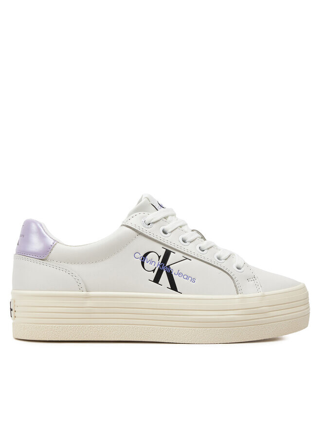 

Кроссовки Calvin Klein Jeans Vulc Flatform Laceup Lth, белый