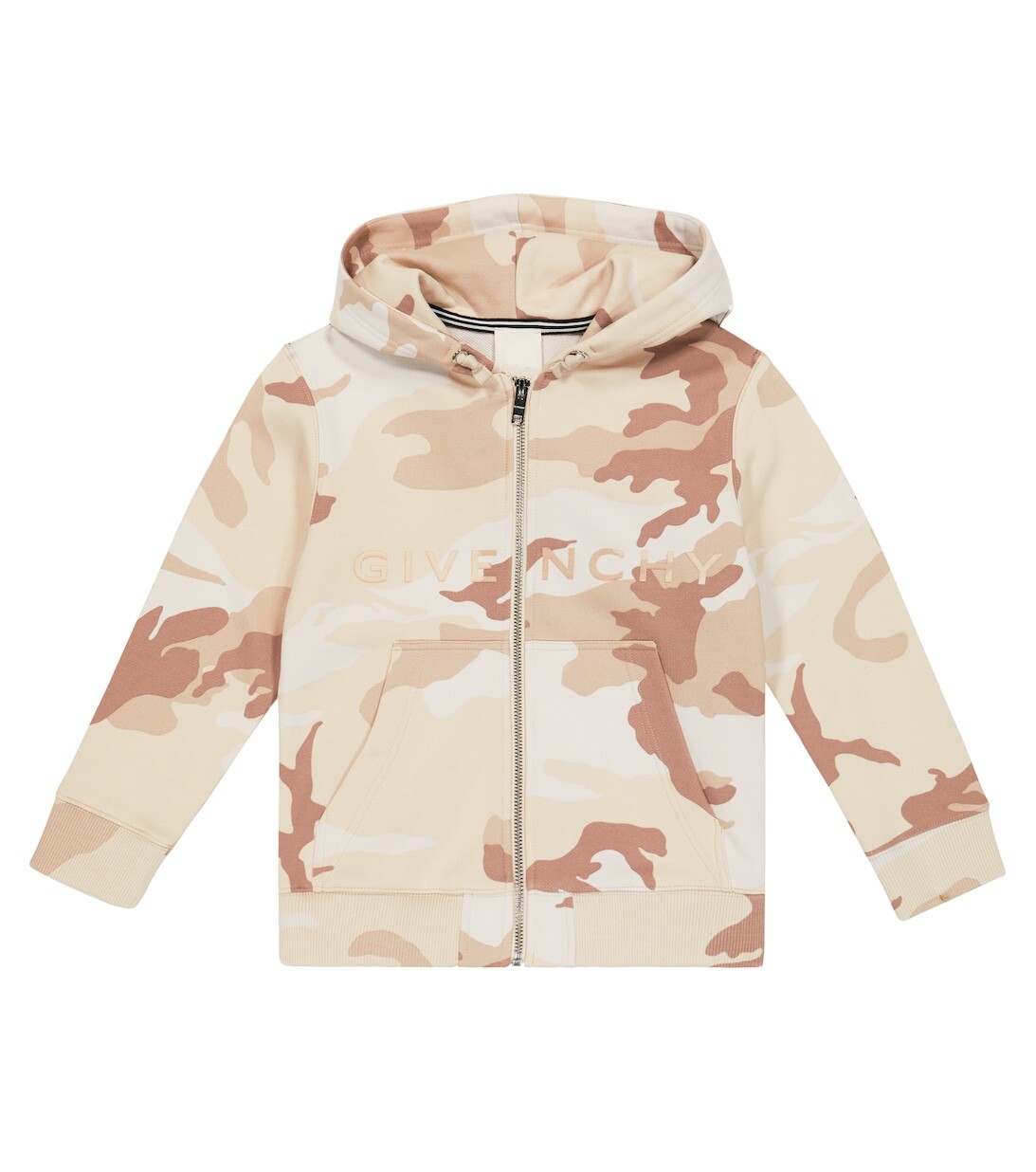 

Худи с камуфляжным принтом Givenchy Kids, разноцветный