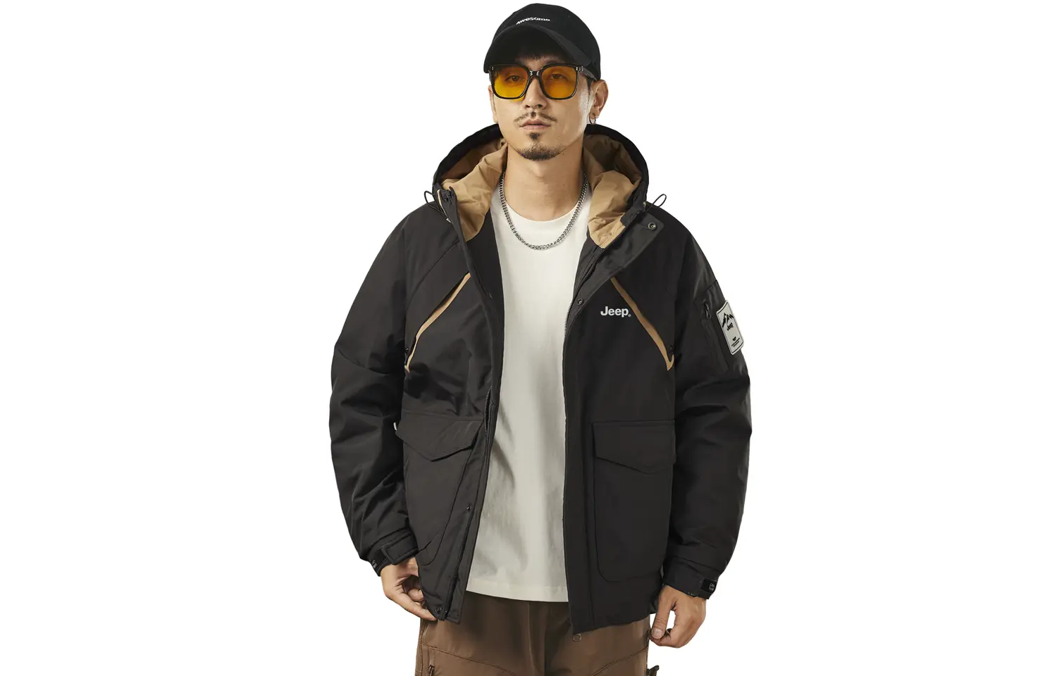 

Jeep Пуховик мужской, Black